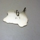 front of Kelley's Island large sterling silver pendant stamped KI