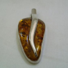 Amber Leaf Pendant